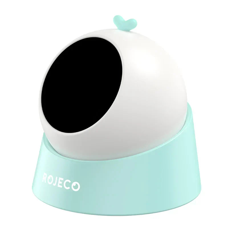 ROJECO Smart-Laser automatisches Katzen-Laser-Spielzeug in Pastellfarben mit USB-Ladekabel