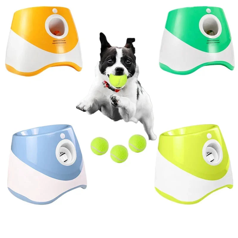 Automatischer Ballwerfer für Hund mit 3 Distanzeinstellungen und USB-Aufladung