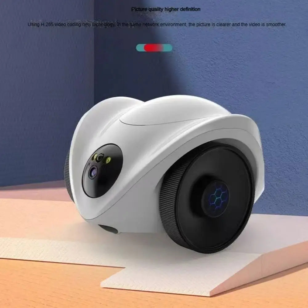 Intelligenter Katzen-Roboter mit Laser-Spiel, Leckerli-Spender und HD-Kamera für interaktives Katzenspiel und Sicherheit zu Hause