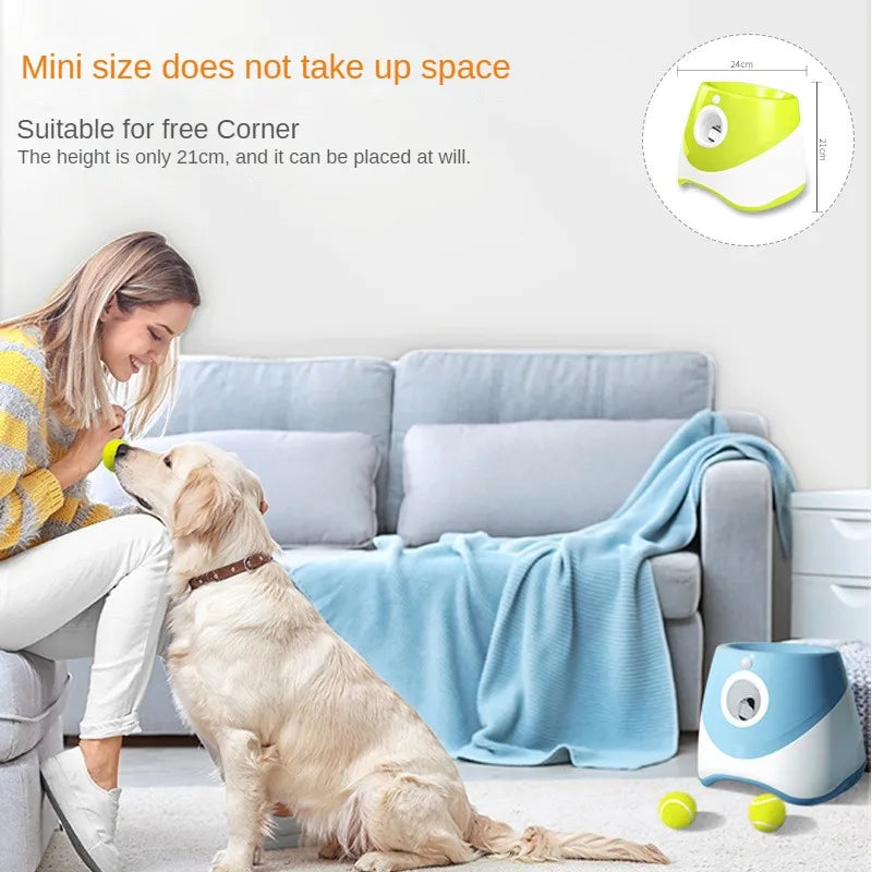 Automatischer Ballwerfer für Hunde mit 3 einstellbaren Distanzen und USB-Aufladung