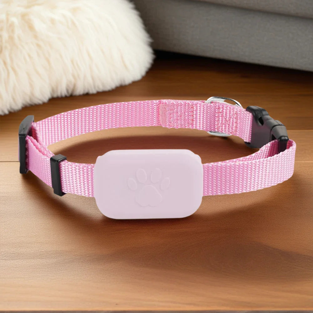 Haustier-Tracker und Locator mit verstellbarem Nylonhalsband für Hunde und Katzen