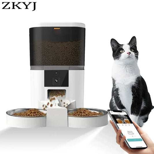 Intelligenter Futterspender für Katzen und Hunde mit App-Steuerung und automatischer Futterausgabe